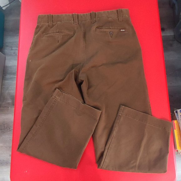 Eddie Bauer casual dress pants brawn men's size 36x30 - Picture 3 of 10